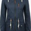 DESIRES Parkas Tussenparka Dames Donkerblauw