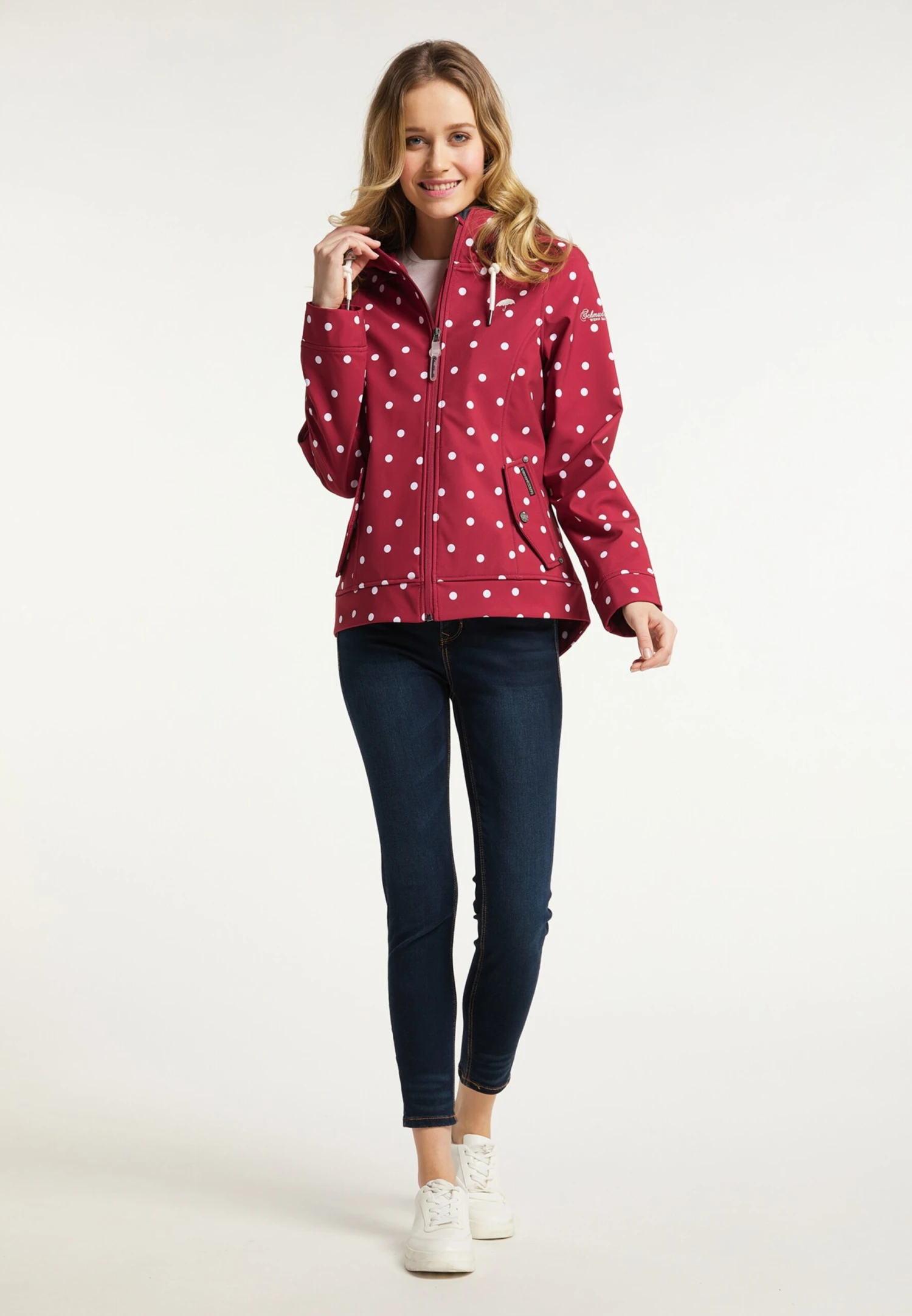 Schmuddelwedda Outdoor Jassen Functionele Jas Dames Rood - Afbeelding 4