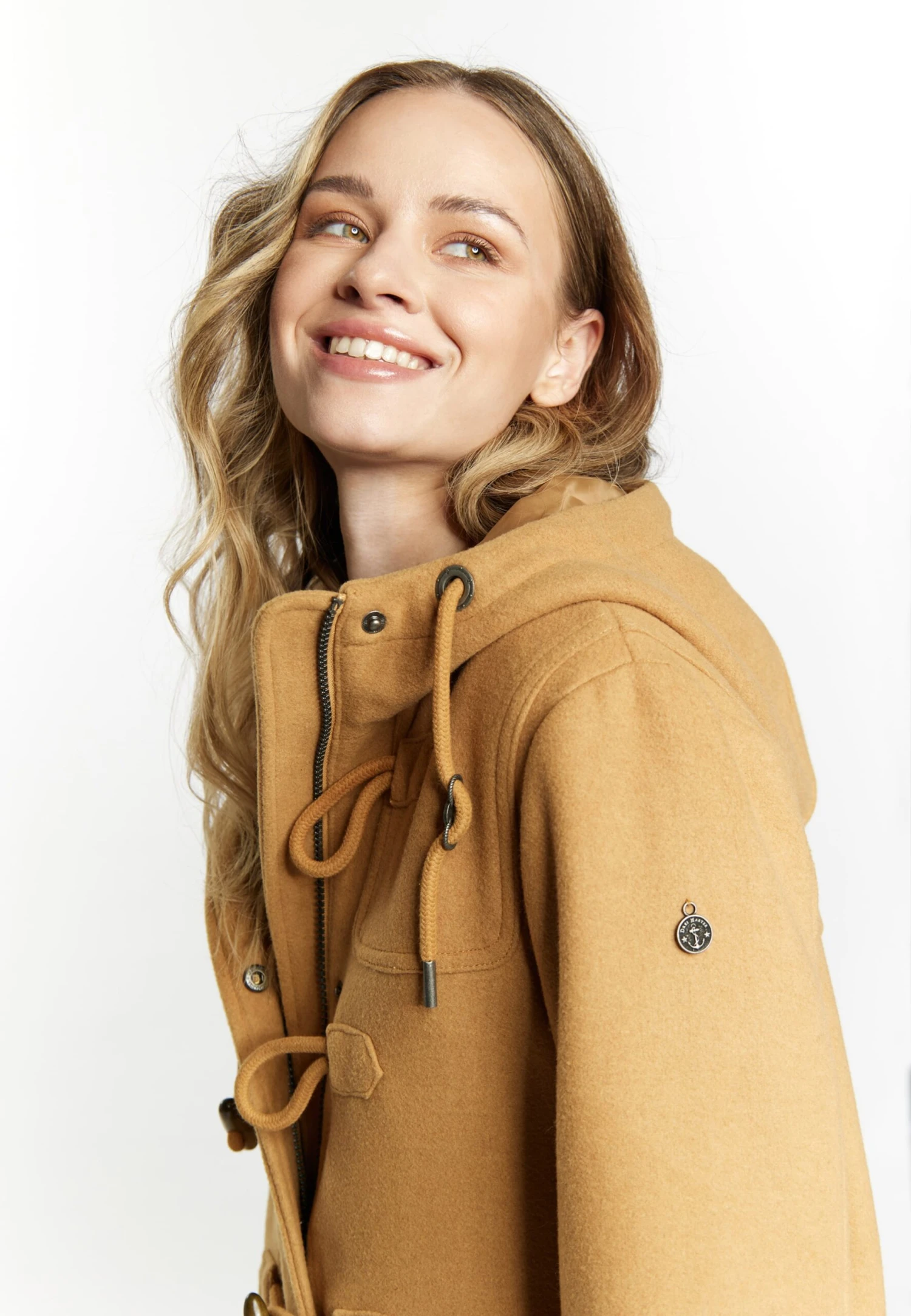 DreiMaster Vintage Duffelcoats Tussenmantel Dames Bruin - Afbeelding 5