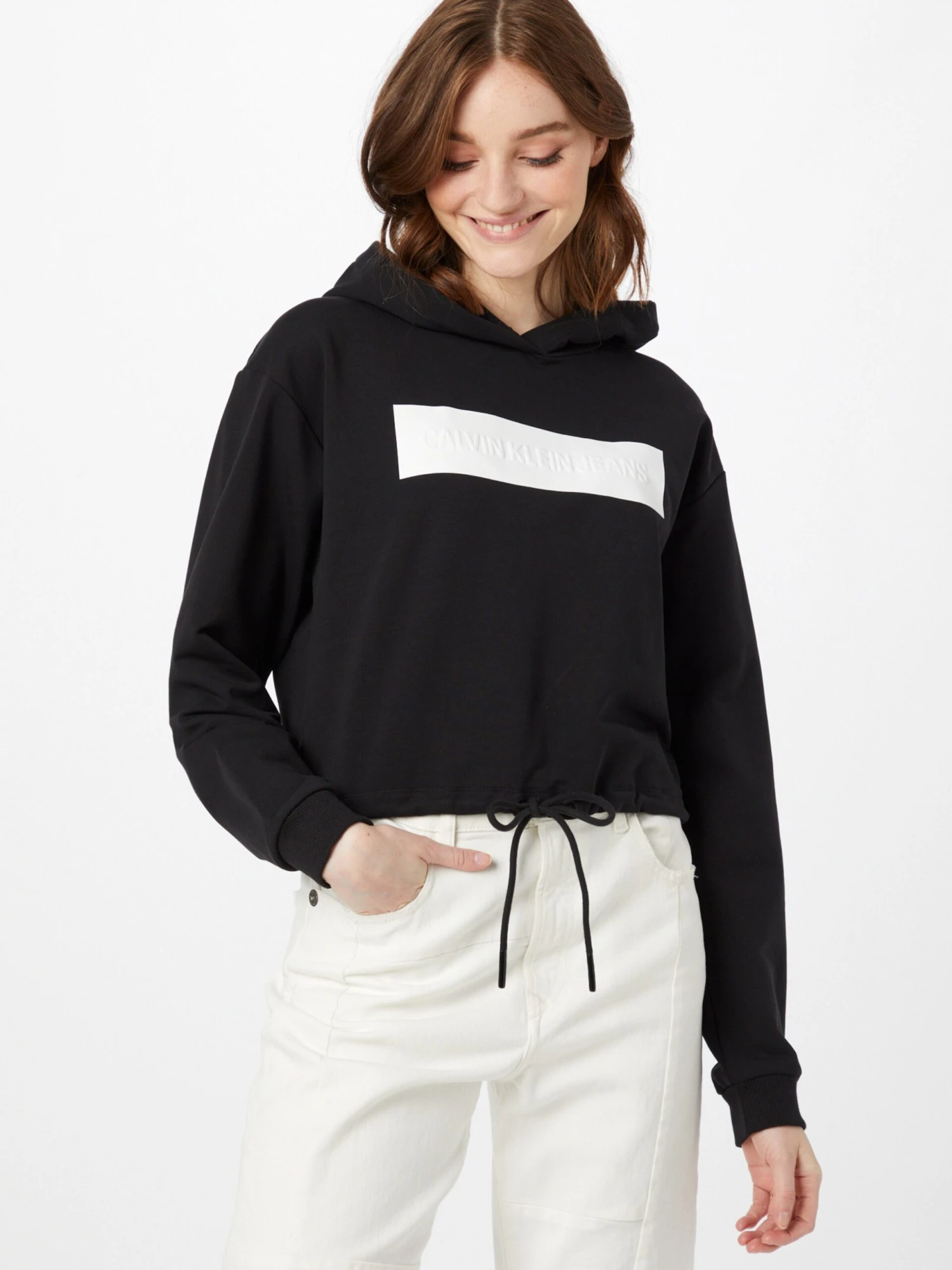 Calvin Klein Jeans Hoodies Sweatshirt Hero Dames Zwart - Afbeelding 3