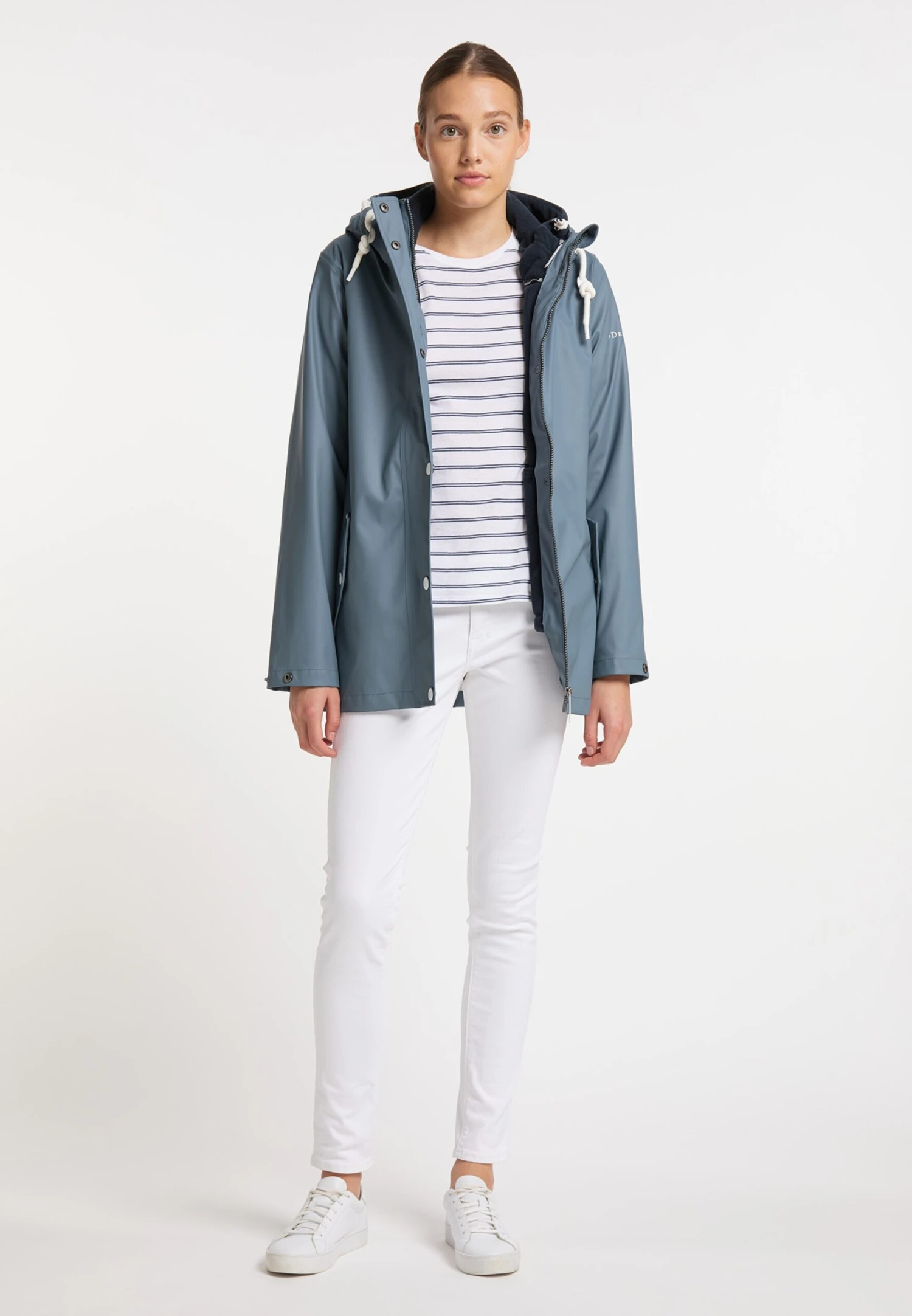 Outdoor Jassen Functionele Jas Dames Duifblauw - Afbeelding 4