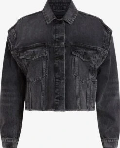 AllSaints Spijkerjasjes Tussenjas CHLO Dames Zwart