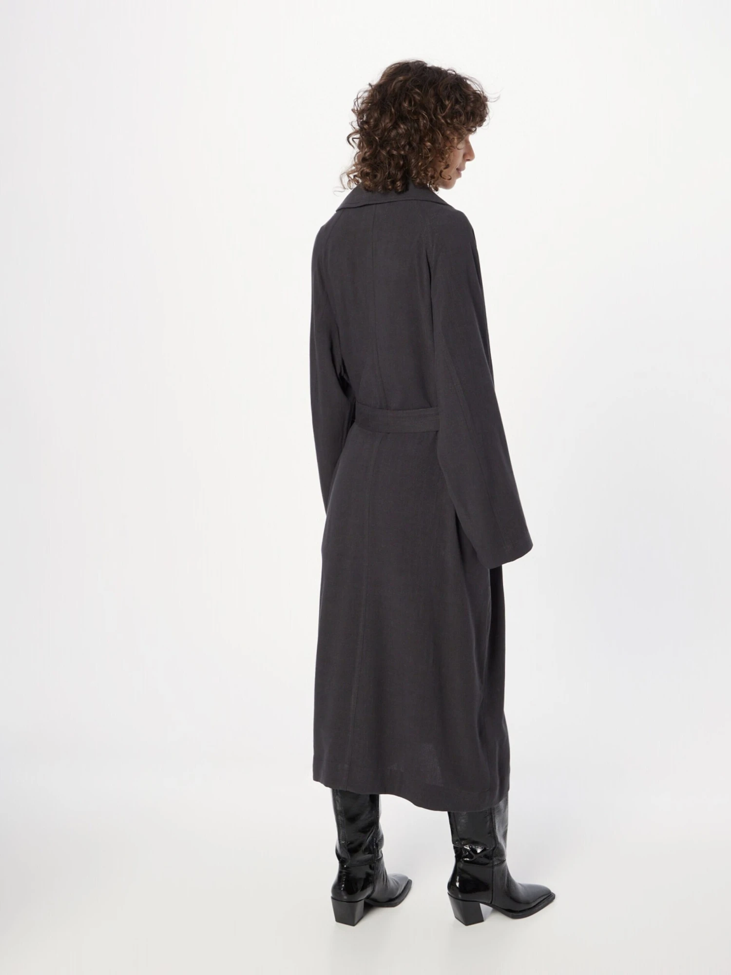 WEEKDAY Trenchcoats Zomerjas Julie Dames Antraciet - Afbeelding 4