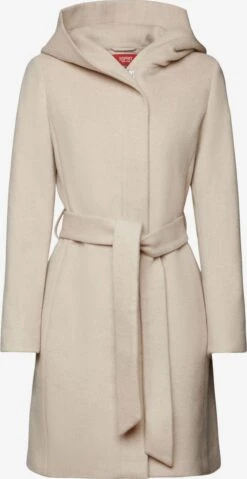 ESPRIT Wollen Mantels Tussenmantel Dames Beige