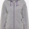 Schmuddelwedda Outdoor Jassen Functionele Jas Dames Grijs / Lila