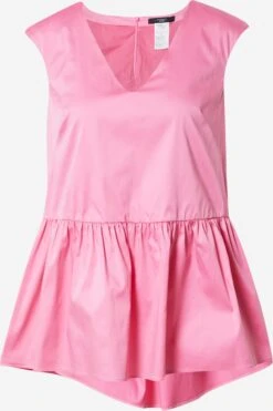 Weekend Max Mara Mouwloze Shirts Top NEBBIE Dames Lichtroze