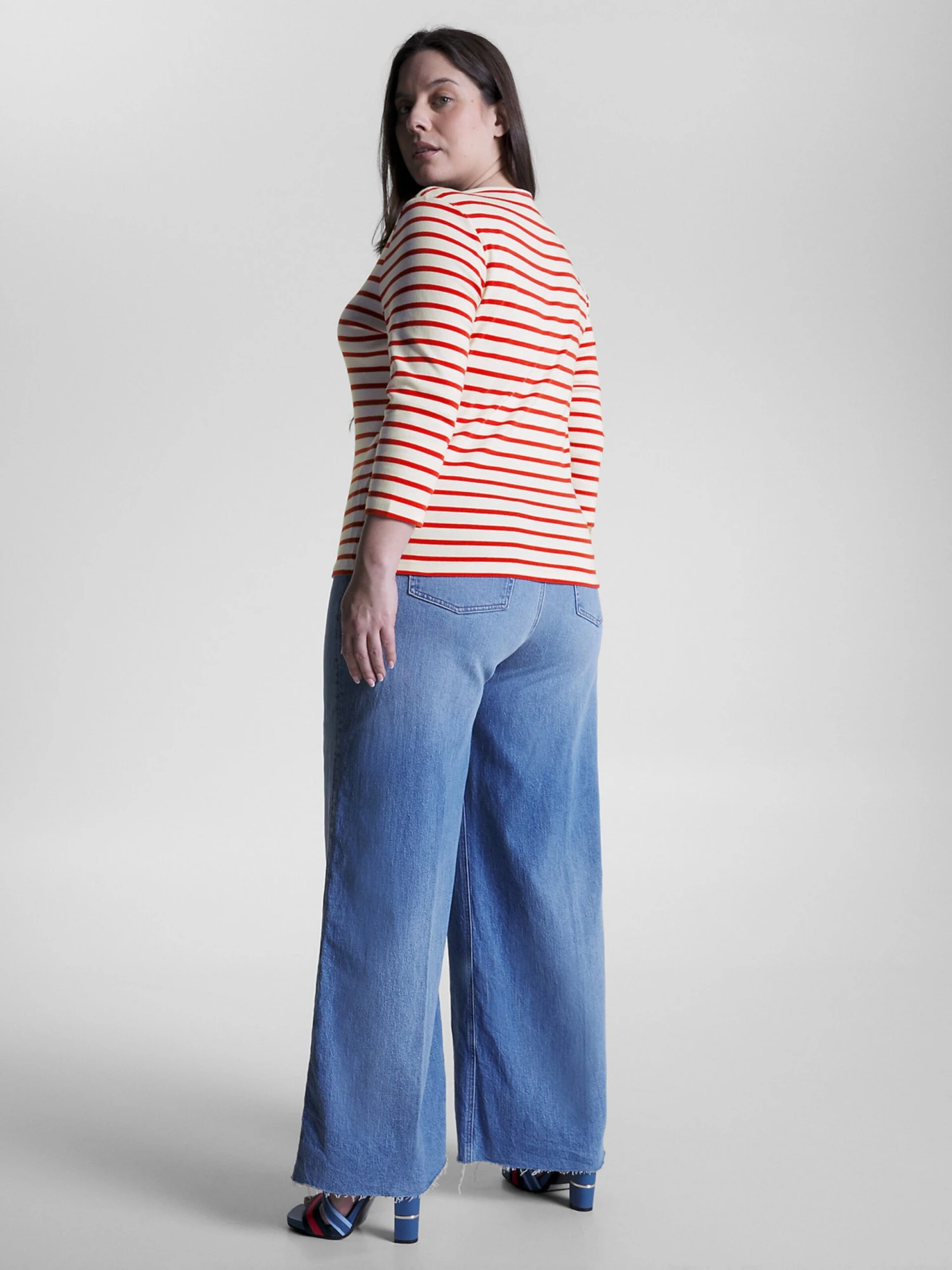 Shirts Met 3/4 Mouw Shirt Dames Rood - Afbeelding 4