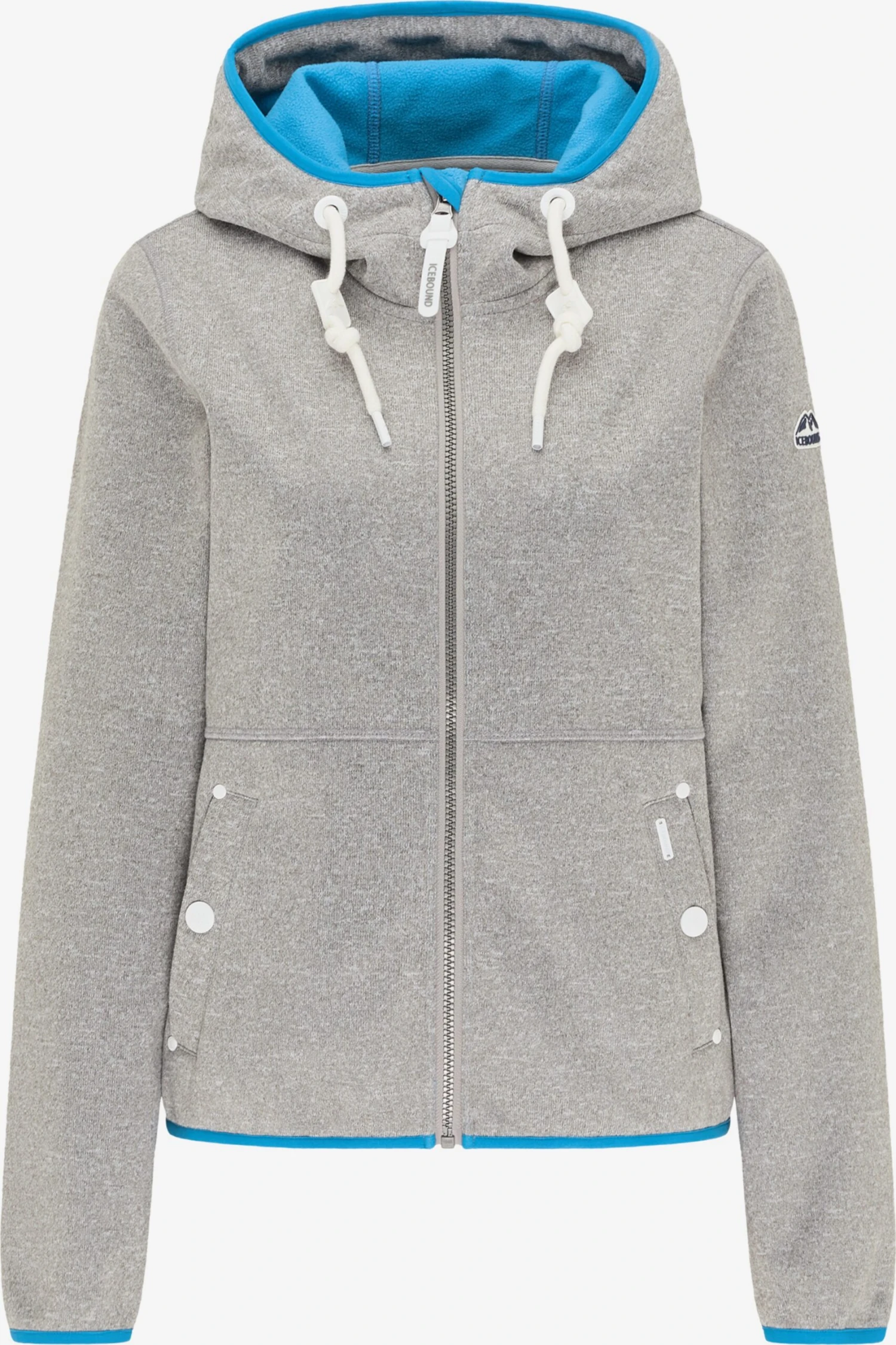 ICEBOUND Outdoor Jassen Fleece Jas Dames Grijs