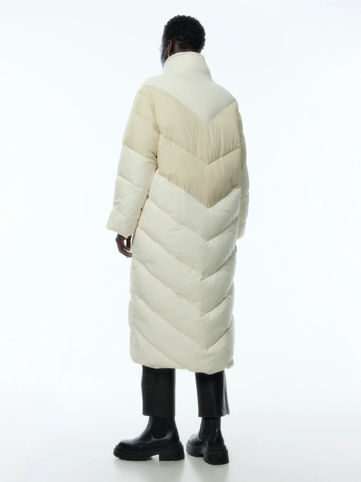 EDITED Wintermantels Wintermantel Jutta Dames Beige - Afbeelding 5