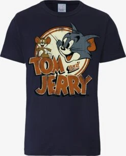 Logoshirt T-shirts Shirt Tom & Jerry Dames Donkerblauw