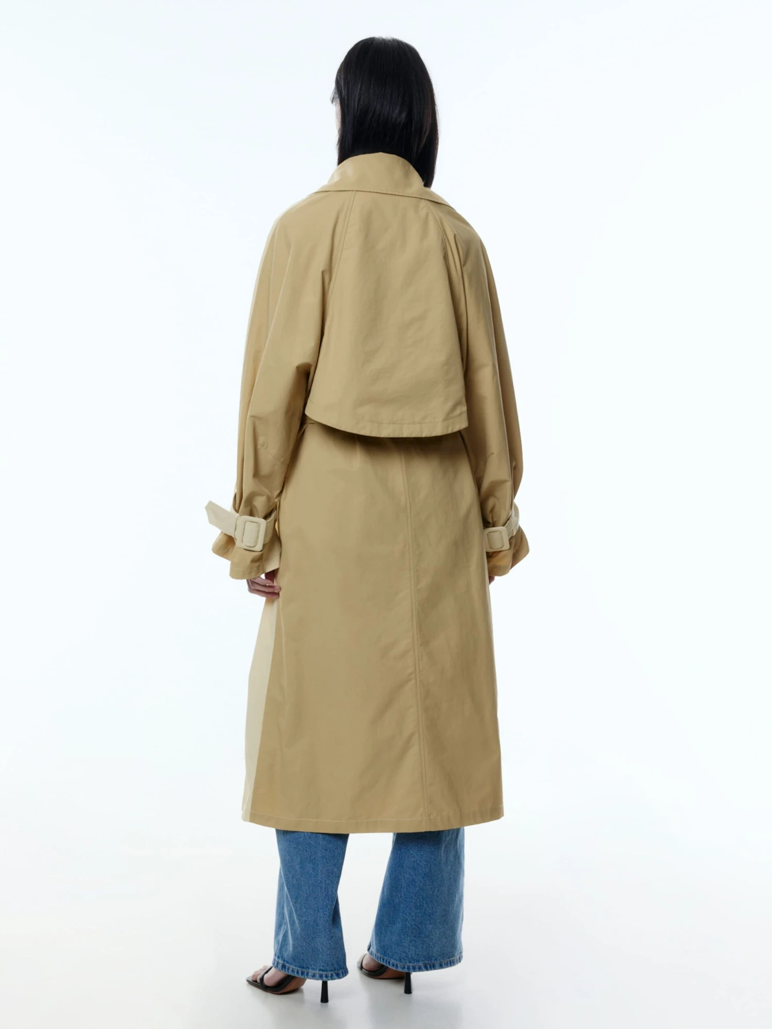 EDITED Trenchcoats Tussenmantel Neila Dames Beige - Afbeelding 6