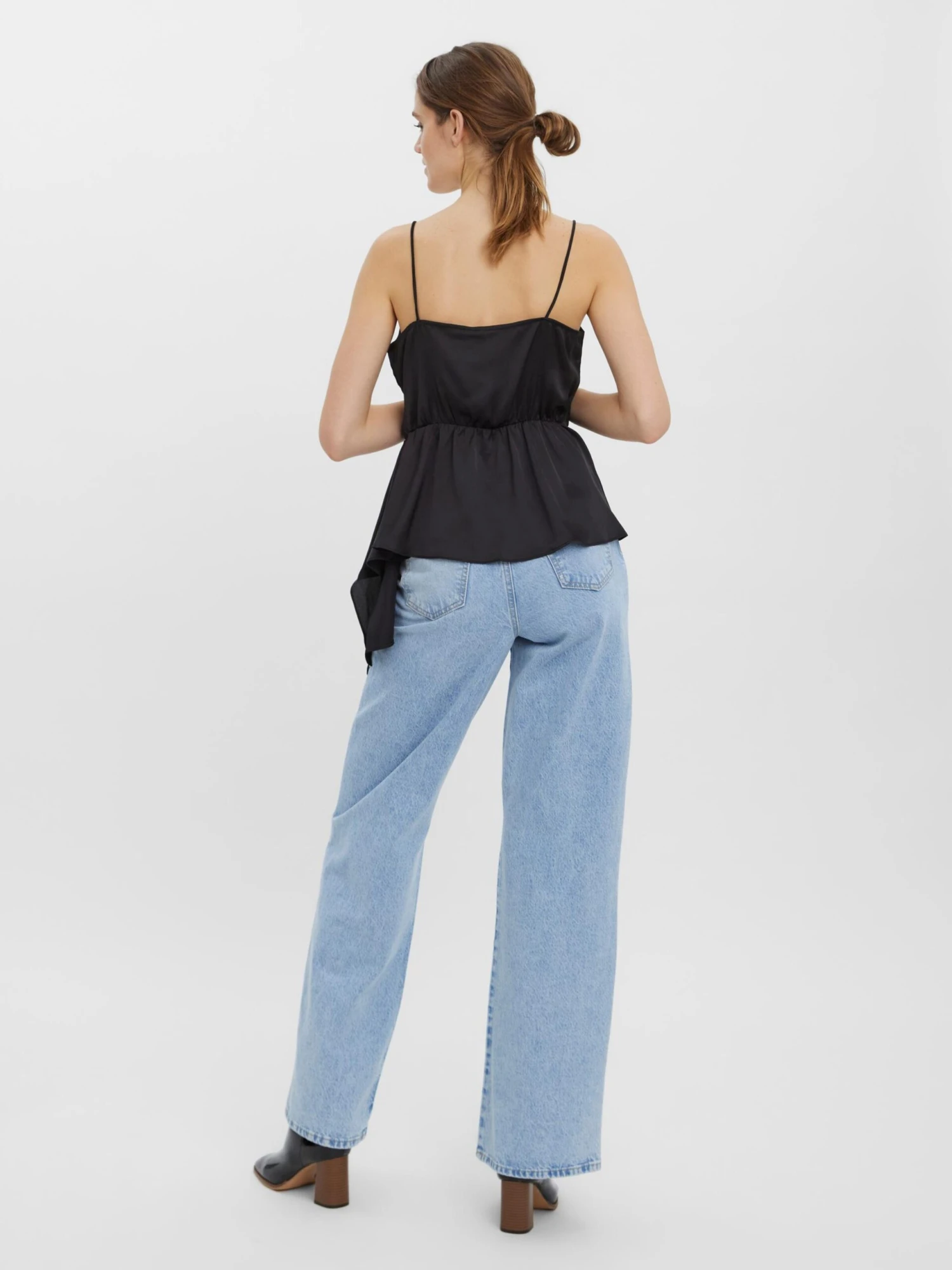 Vero Moda Spaghetti Tops Top Kenny Dames Zwart - Afbeelding 3