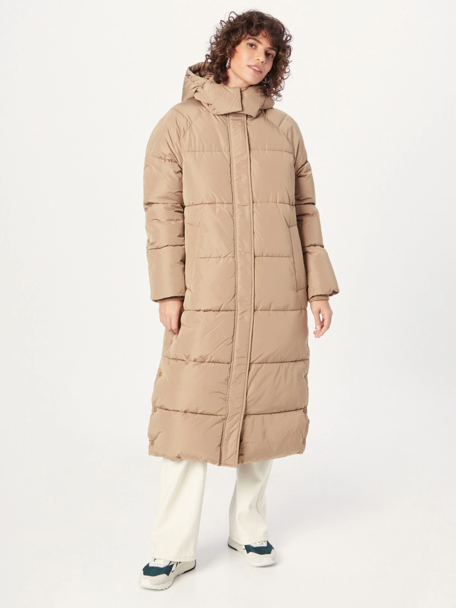 MbyM Wintermantels Wintermantel Ela Dames Lichtbruin - Afbeelding 3