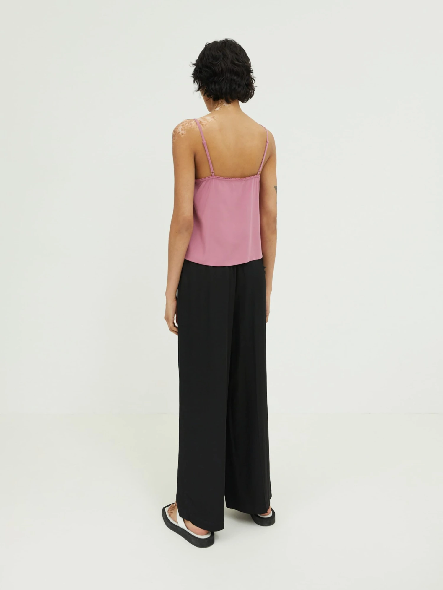 EDITED Spaghetti Tops Top Blake Dames Roze - Afbeelding 4