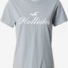 Hollister T-shirts Shirt Dames Grijs