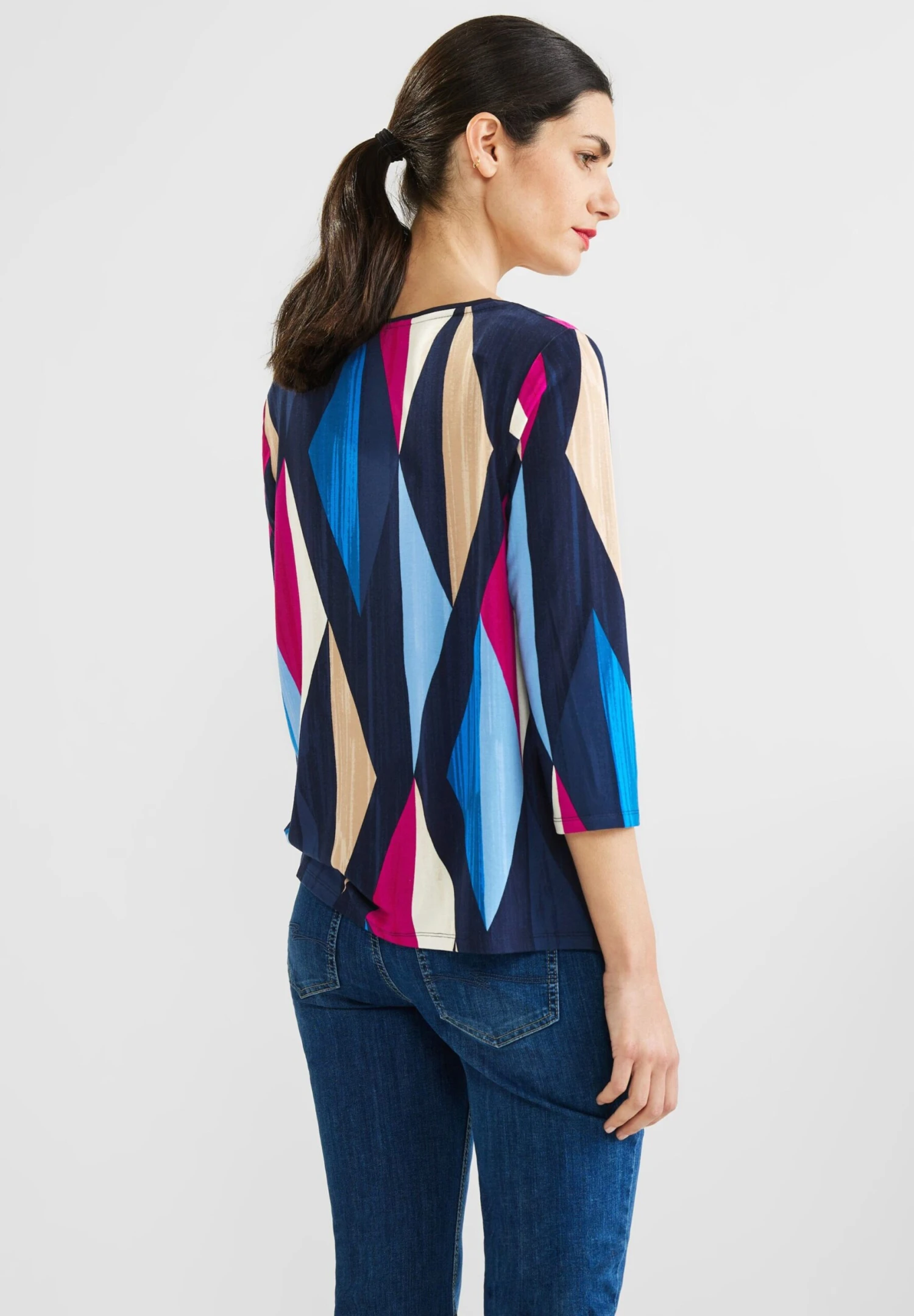 STREET ONE Shirts Met 3/4 Mouw Shirt Dames Gemengde Kleuren - Afbeelding 3