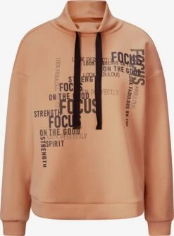 Heine Sweatshirts Sweatshirt Dames Camel