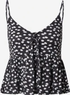 About You Spaghetti Tops Top Aurelia Dames Zwart