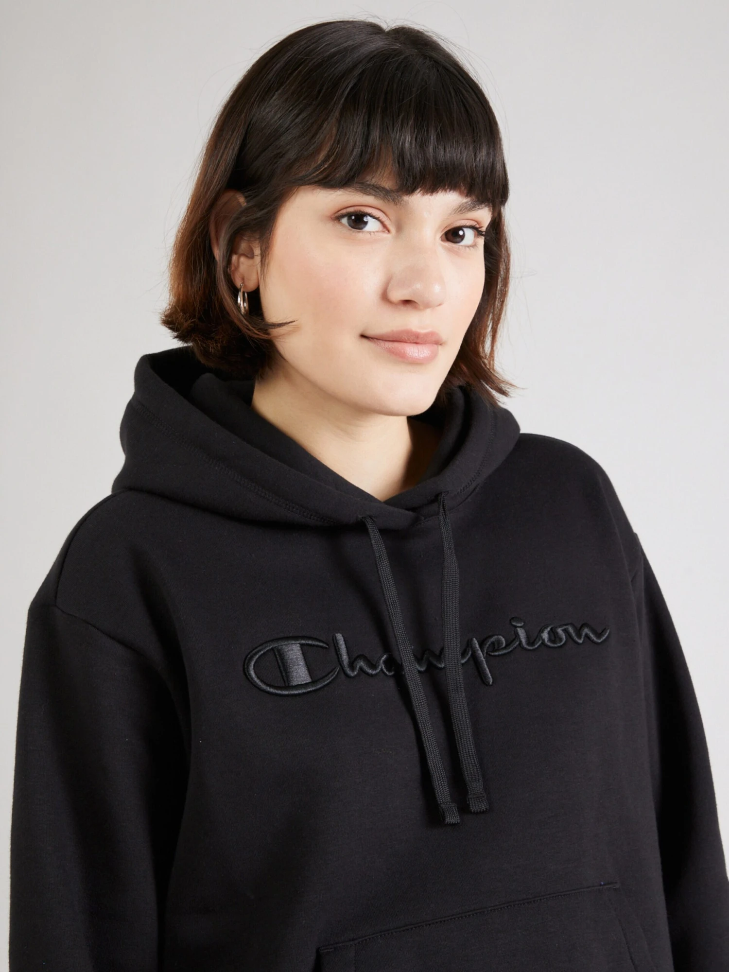 Hoodies Sweatshirt Rochester Dames Zwart - Afbeelding 2