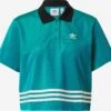 Adidas Originals Polos Shirt Dames Pastelblauw