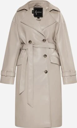 Faina Trenchcoats Tussenmantel Dames Crème