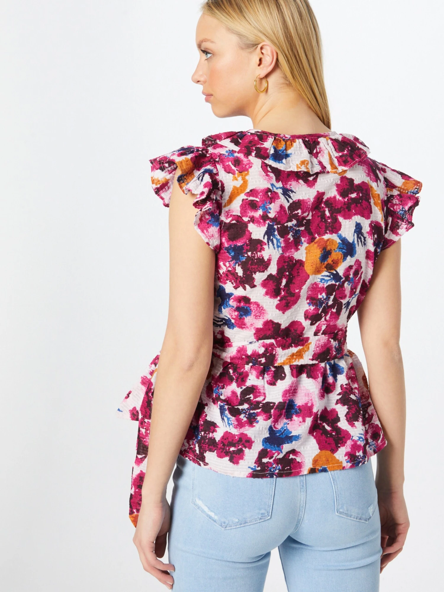 Object Mouwloze Shirts Top ANNIE Dames Pink - Afbeelding 4