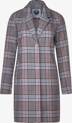 STREET ONE Korte Mantels Tussenmantel Dames Donkerblauw / Gemengde Kleuren