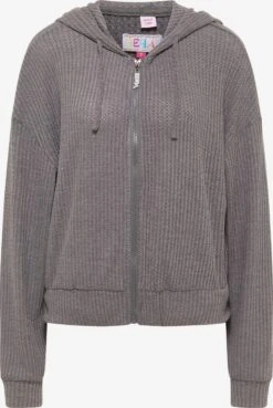 IZIA Sweatvesten Sweatvest Dames Antraciet