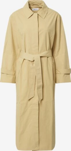 EDITED Trenchcoats Tussenmantel Silvana Dames Camel