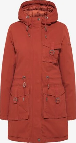 DreiMaster Vintage Parkas Winterparka Dames Rood