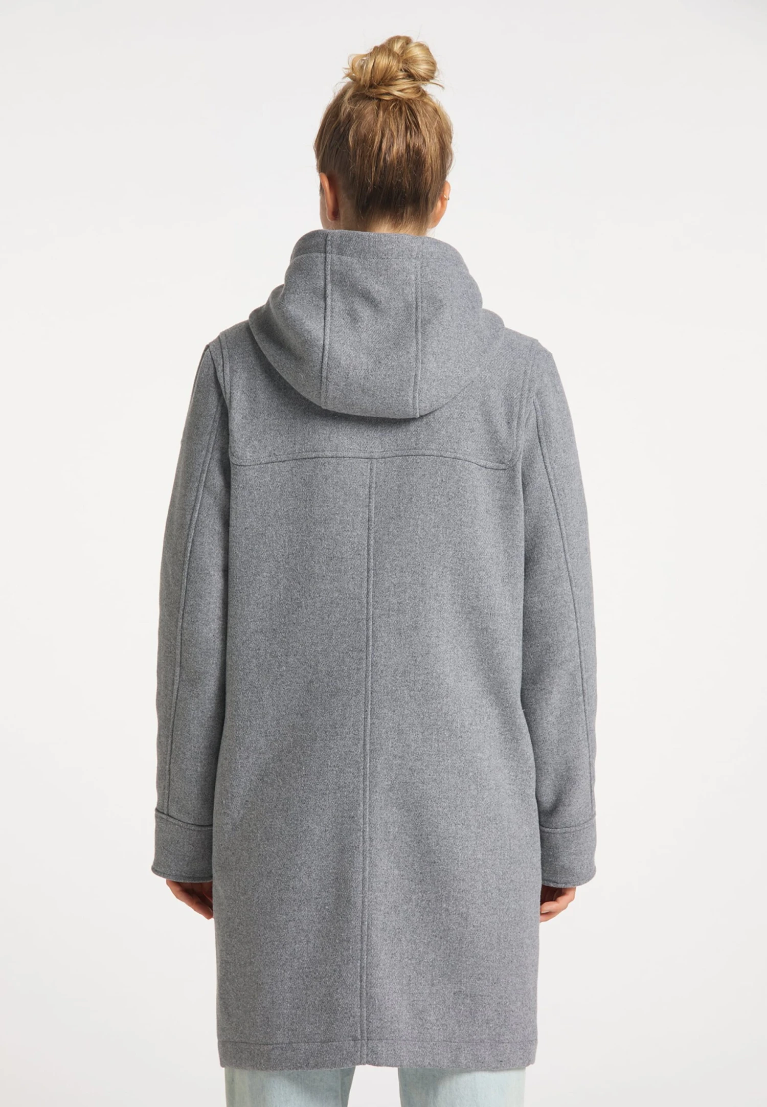 DreiMaster Vintage Duffelcoats Tussenmantel Dames Grijs Gemêleerd - Afbeelding 3