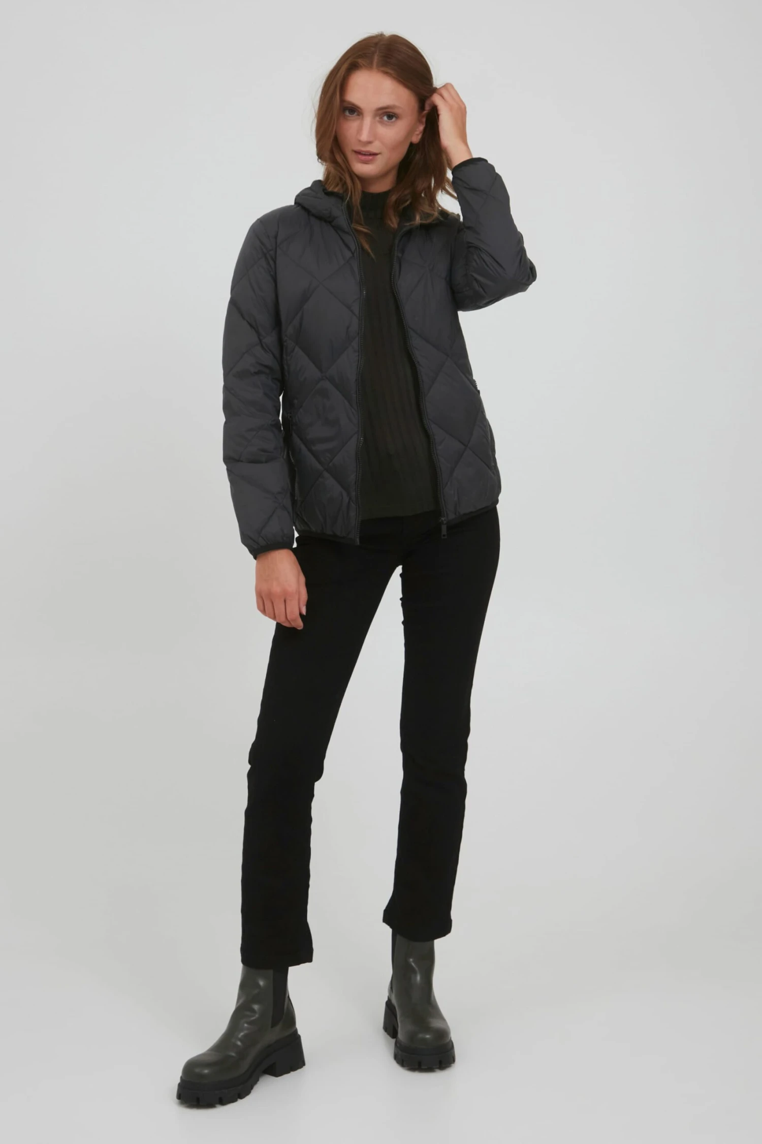 B.young Donsjassen Tussenjas BYAMAILA Dames Zwart - Afbeelding 3