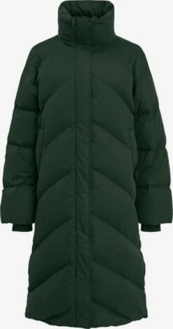 Object Gewatteerde Mantels Wintermantel Dames Donkergroen