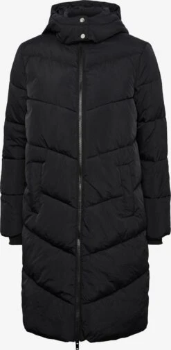 Pieces Petite Wintermantels Wintermantel Jamilla Dames Zwart