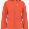 Outdoor Jassen Functionele Jas Dames Oranjerood