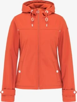 Outdoor Jassen Functionele Jas Dames Oranjerood