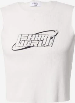 Crop Tops Shirt Angely Dames Offwhite