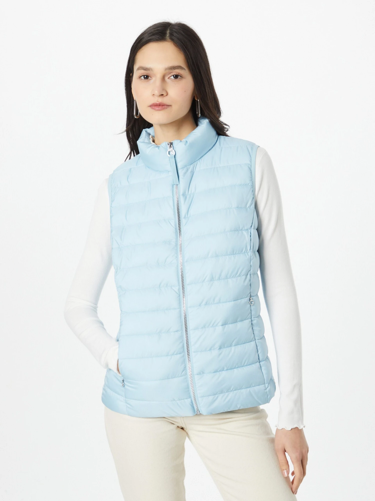 S.Oliver Bodywarmers Bodywarmer Dames Pastelblauw - Afbeelding 2