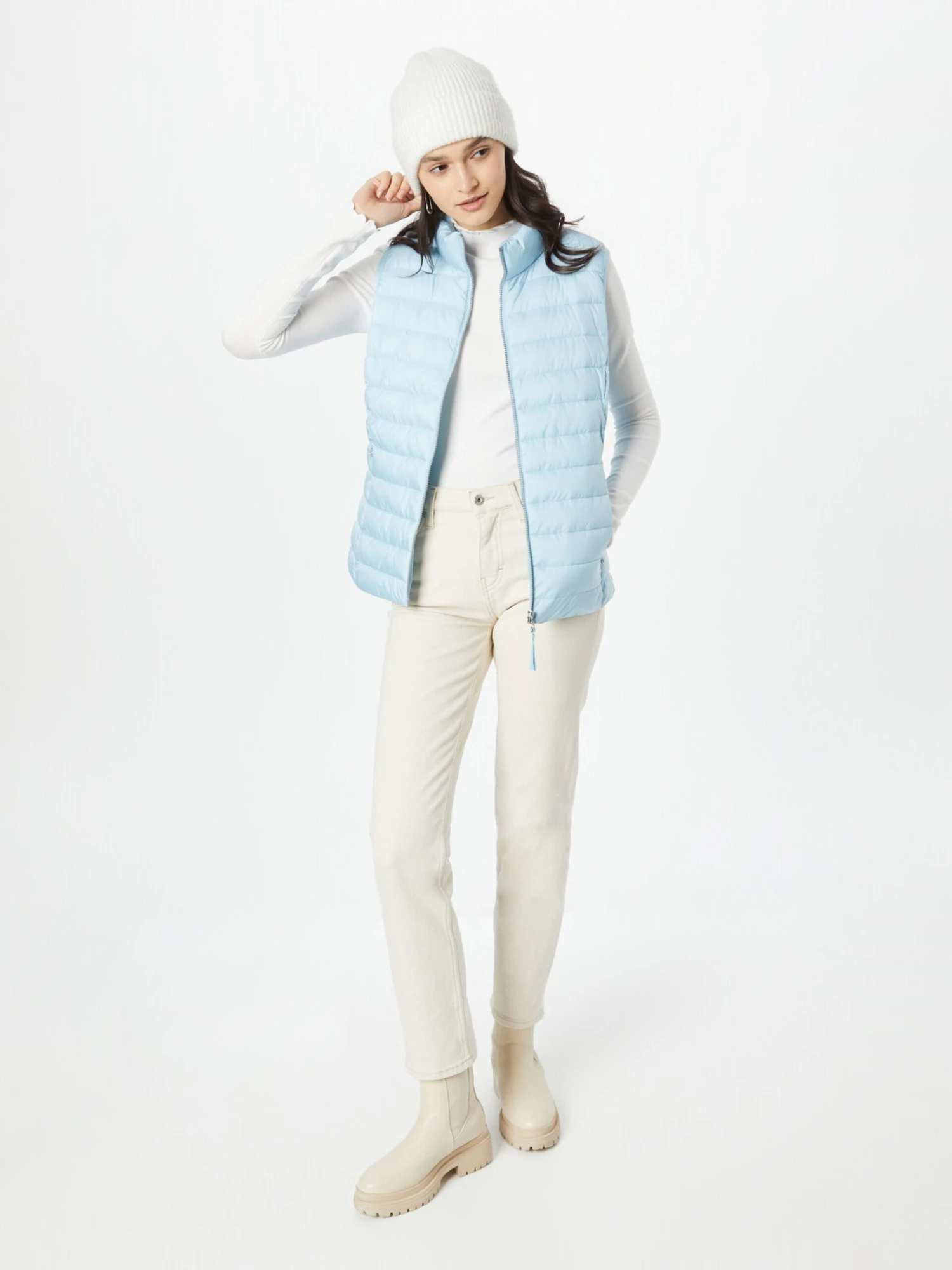 S.Oliver Bodywarmers Bodywarmer Dames Pastelblauw - Afbeelding 4