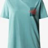 The North Face T-shirts Shirt FOUNDATION Dames Blauw