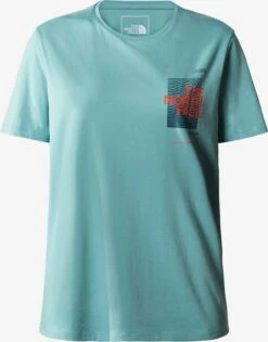The North Face T-shirts Shirt FOUNDATION Dames Blauw