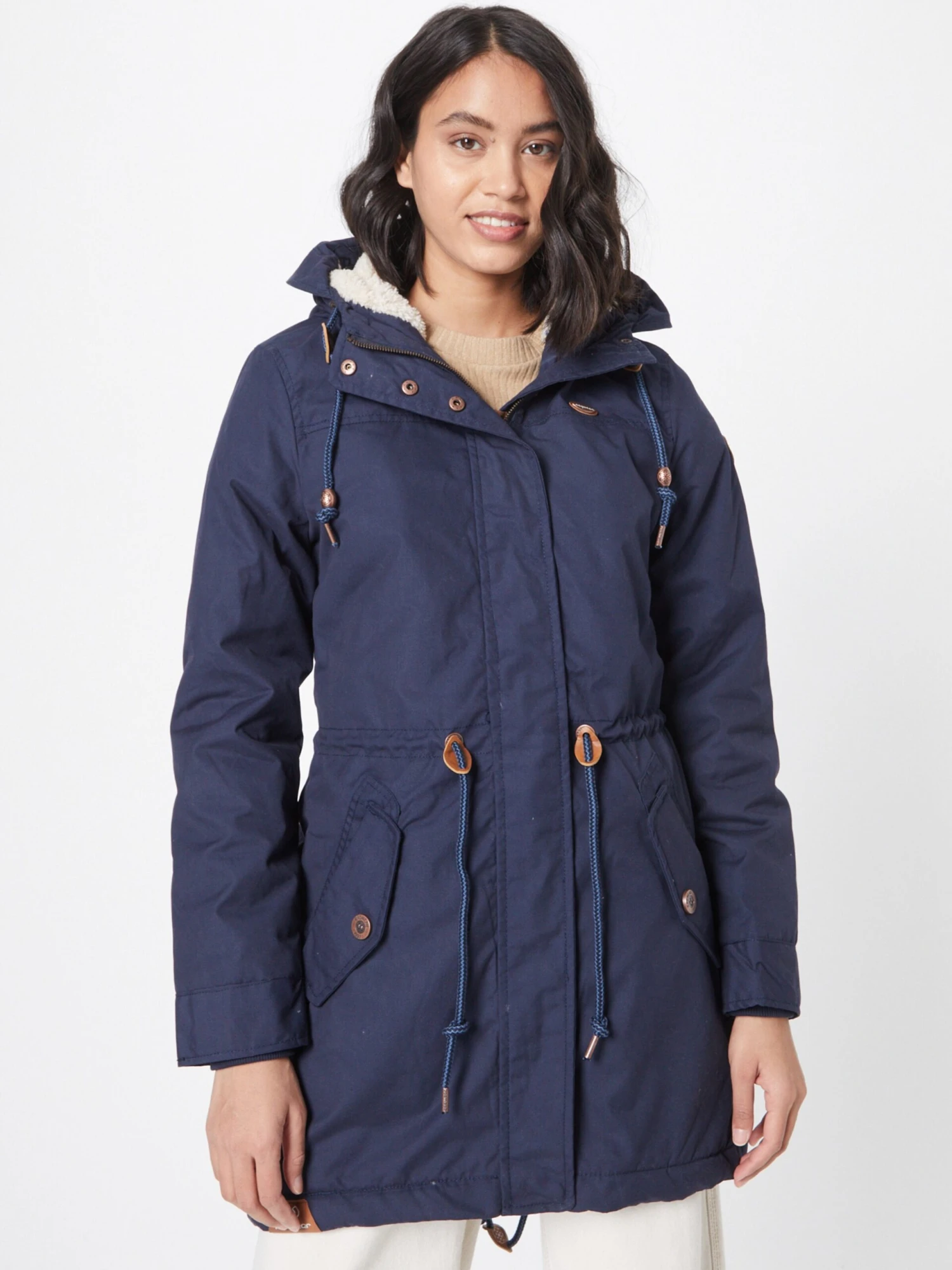 Ragwear Parkas Tussenparka ELBA Dames Navy - Afbeelding 3