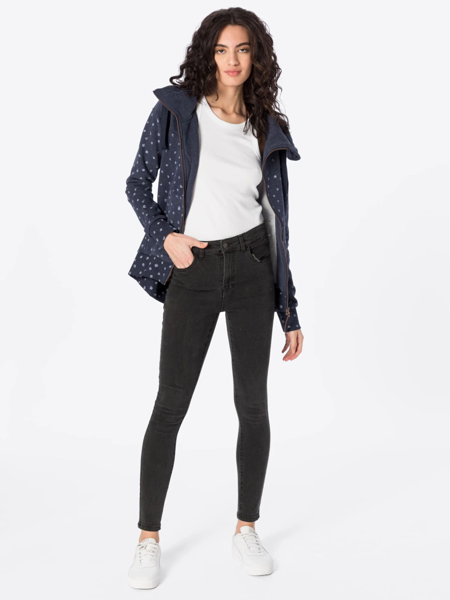 Sweatvesten Sweatvest PalinaAK Dames Donkerblauw - Afbeelding 4