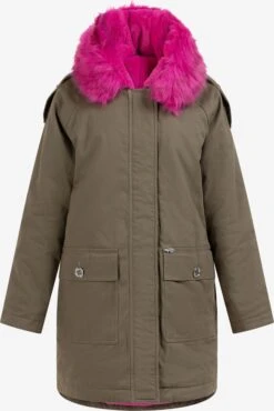 MyMO Parkas Winterparka Dames Olijfgroen