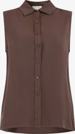 RISA Blouse Tops Blouse Dames Donkerbruin