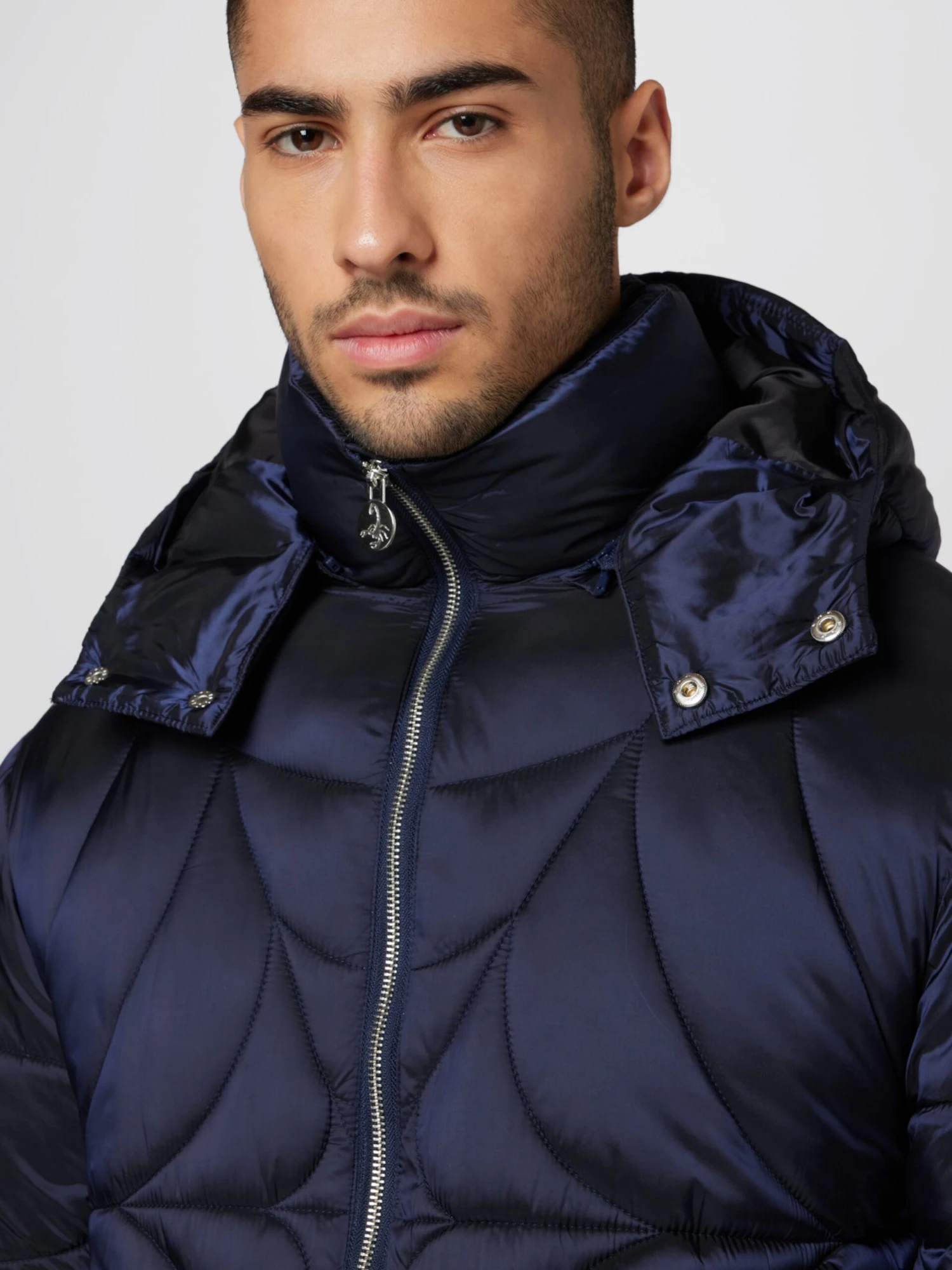 Gewatteerde Jassen Winterjas Lou Dames Donkerblauw - Afbeelding 9