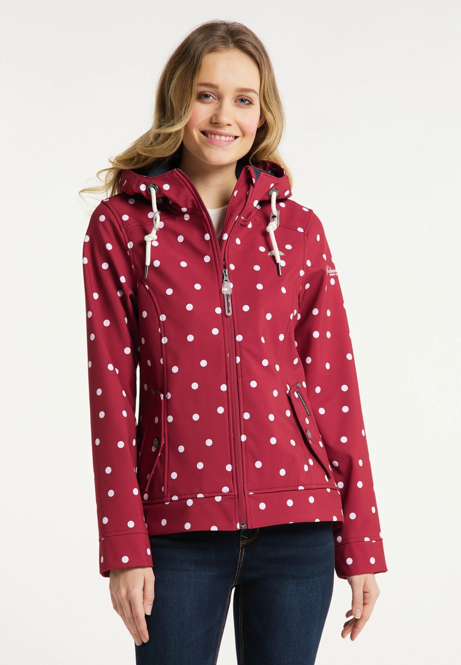 Schmuddelwedda Outdoor Jassen Functionele Jas Dames Rood - Afbeelding 2