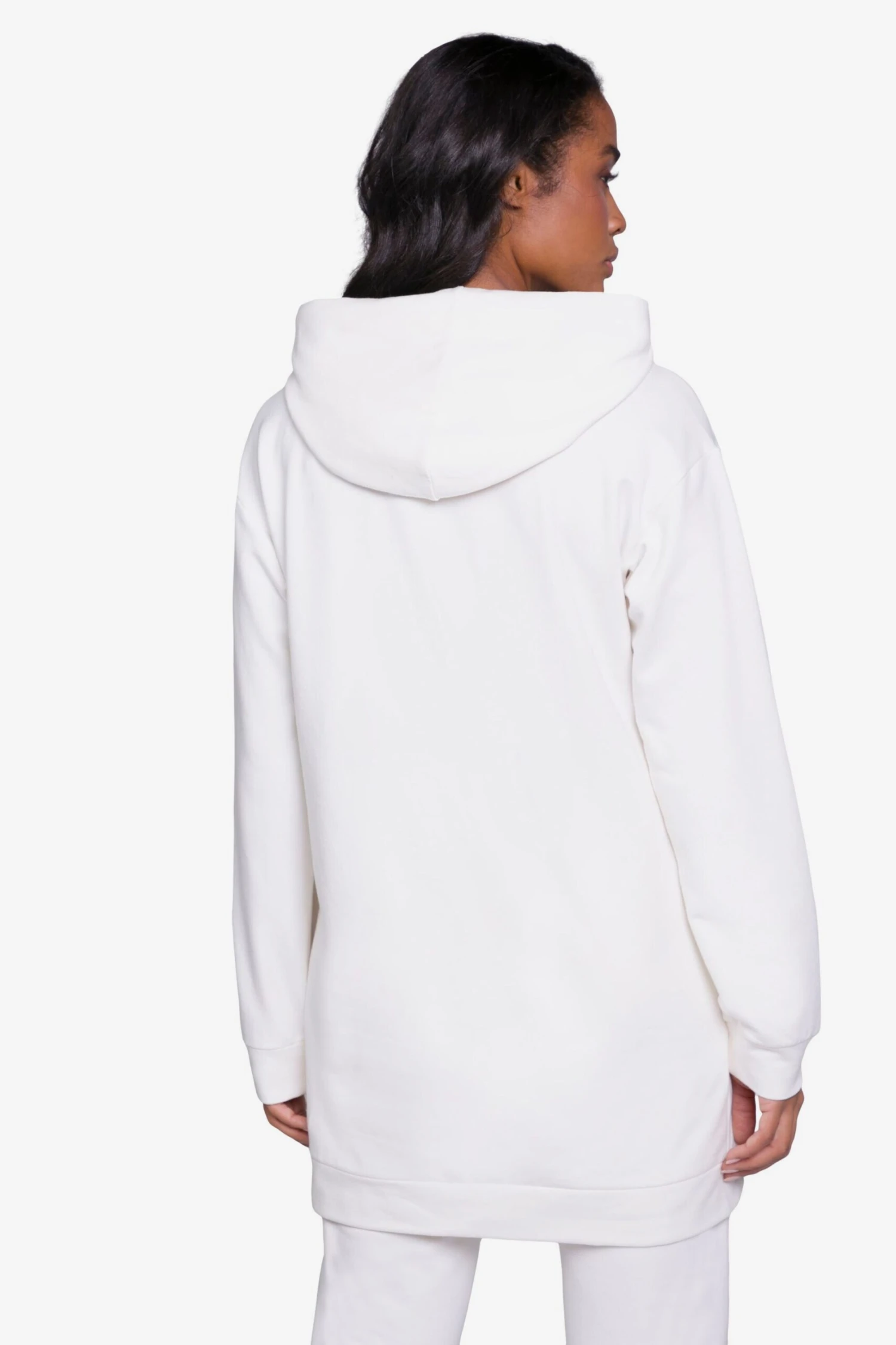 Hoodies Sweatshirt Dames Wit - Afbeelding 4