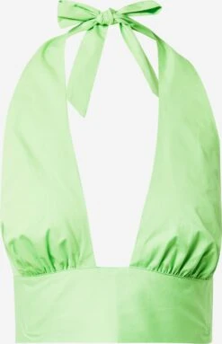 Crop Tops Top Feline Dames Lichtgroen