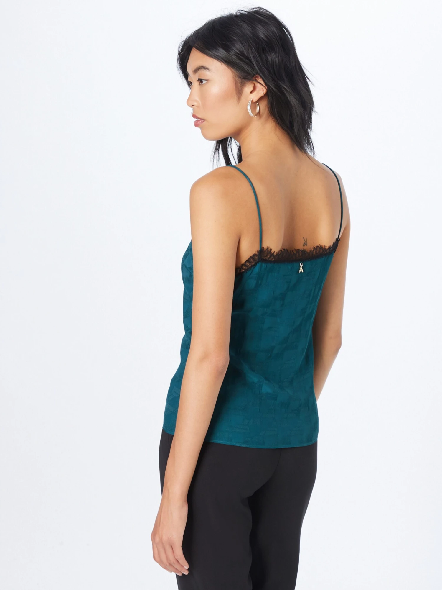 Patrizia Pepe Kanten Tops Top Dames Blauw - Afbeelding 4